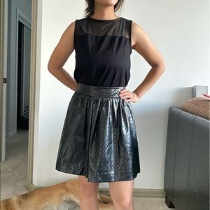 Banana Republic pleather skirt
